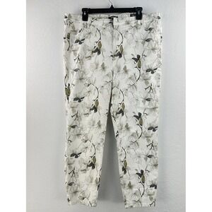 Buffalo David Bitton Floral Jeans Womens‎ Havana High Rise 16/36 Spring Vacation
